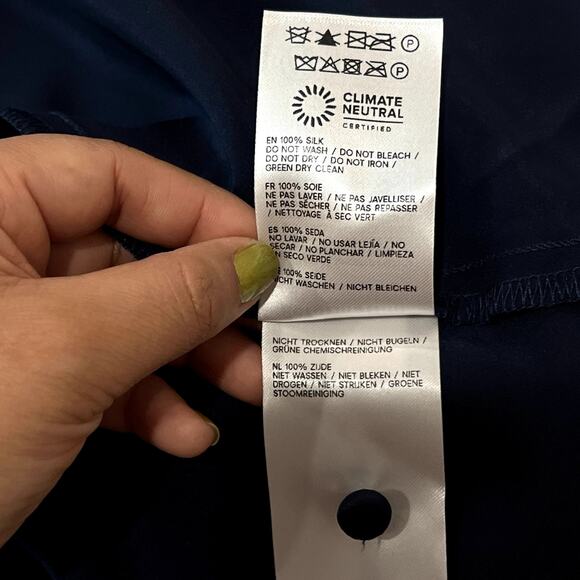 NEW Reformation Daniela Silk Dress - Picture 7 of 7